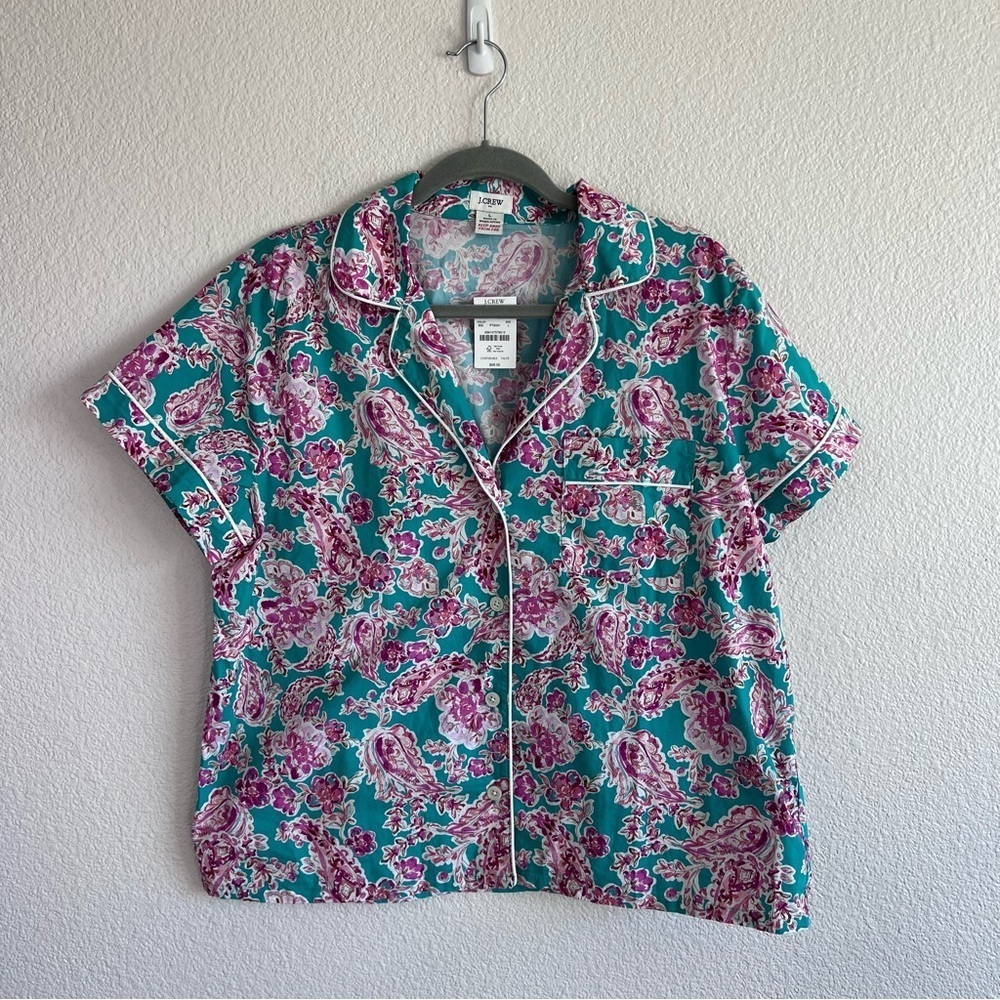 J. Crew Women’s Floral Print Pajama Top